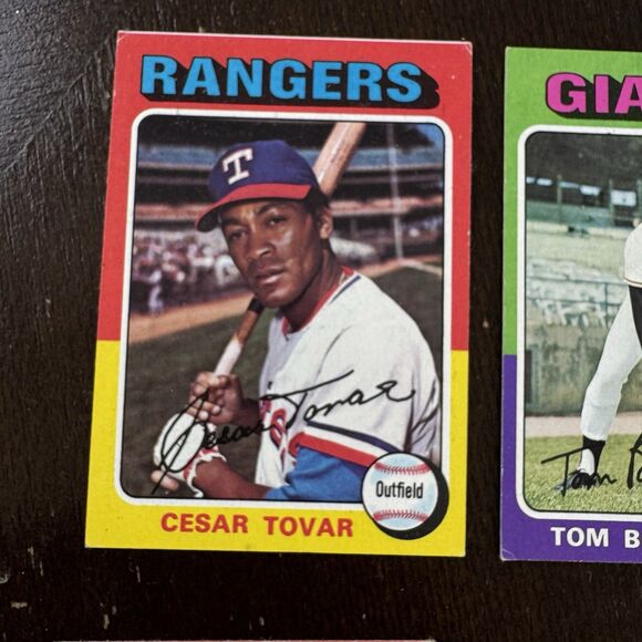1975 Topps Baseball 12 Card Lot w Steve Carlton Cesar Tovar Mel Stottlemyre - Picture 9 of 13